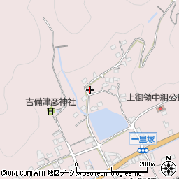 広島県福山市神辺町上御領1225-1周辺の地図