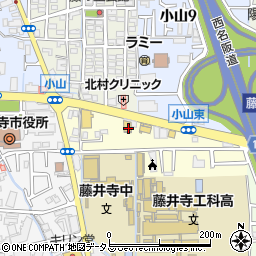 日産大阪販売藤井寺インター店周辺の地図