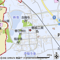 奈良県北葛城郡広陵町沢873周辺の地図