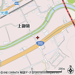 広島県福山市神辺町上御領1665-3周辺の地図