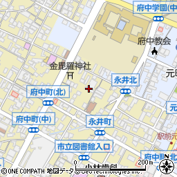 広島県府中市府中町187周辺の地図
