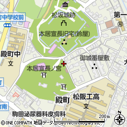 三重県松阪市殿町1395-3周辺の地図