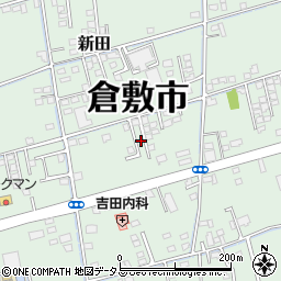 岡山県倉敷市新田2768-17周辺の地図