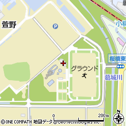奈良県第二浄化センタースポーツ広場管理事務所周辺の地図