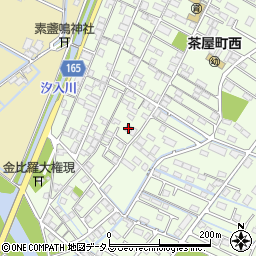 岡山県倉敷市茶屋町150-7周辺の地図