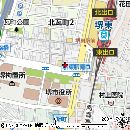 堺東発酵所鍛治二丁周辺の地図