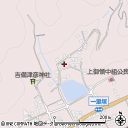 広島県福山市神辺町上御領1225-4周辺の地図