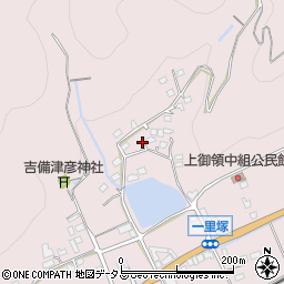 広島県福山市神辺町上御領1225-3周辺の地図