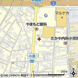岡山県倉敷市中島2544周辺の地図