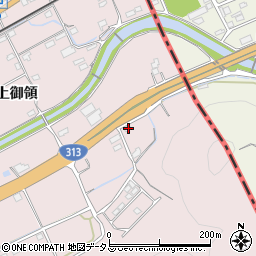広島県福山市神辺町上御領1631周辺の地図