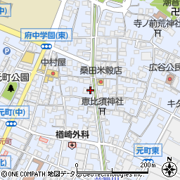 広島県府中市元町393周辺の地図