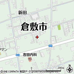 岡山県倉敷市新田2768-13周辺の地図