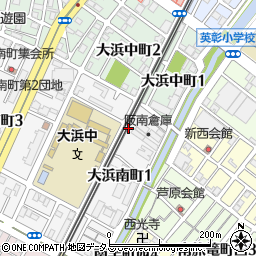 大阪府堺市堺区大浜南町1丁7周辺の地図
