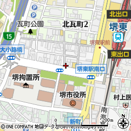 大阪府暴力追放推進センター（公益財団法人）堺相談室周辺の地図