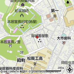 三重県松阪市殿町1385周辺の地図