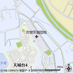 市営天城団地周辺の地図