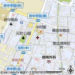 広島県府中市元町495周辺の地図