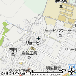 広島県府中市目崎町548周辺の地図