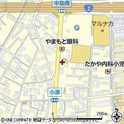 岡山県倉敷市中島2858周辺の地図