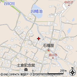 岡山県笠岡市山口周辺の地図