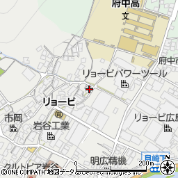 広島県府中市目崎町557周辺の地図