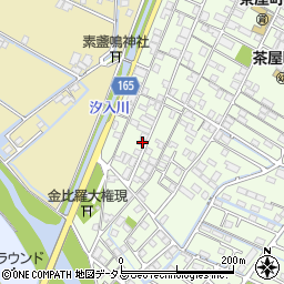 岡山県倉敷市茶屋町121周辺の地図