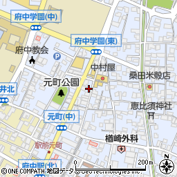広島県府中市元町496周辺の地図