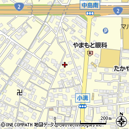 岡山県倉敷市中島2182周辺の地図