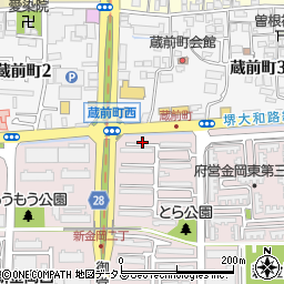 金岡東D団地駐車場【2-04号棟付近】(0069)周辺の地図