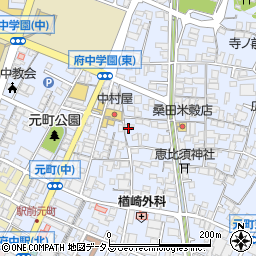 広島県府中市元町389周辺の地図