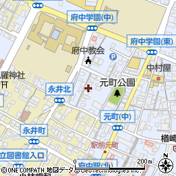 広島県府中市元町553周辺の地図