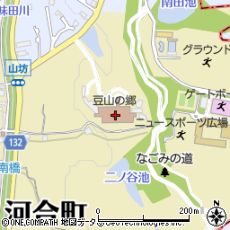 河合町総合福祉会館豆山の郷周辺の地図