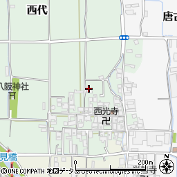 奈良県磯城郡田原本町西代周辺の地図