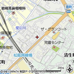 三重県松阪市末広町1丁目278周辺の地図