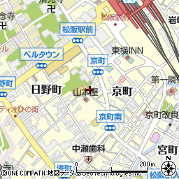三重県松阪市京町214-18周辺の地図