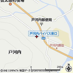 広島県山県郡安芸太田町戸河内307周辺の地図