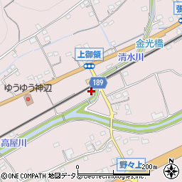 広島県福山市神辺町上御領1430周辺の地図