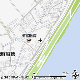 岡山県倉敷市船穂町船穂1443周辺の地図