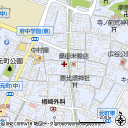 広島県府中市元町392周辺の地図