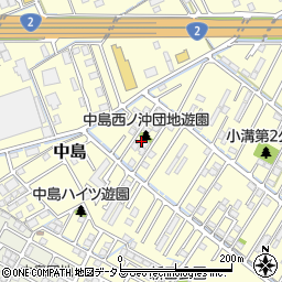 岡山県倉敷市中島1755周辺の地図