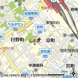 三重県松阪市京町214-17周辺の地図