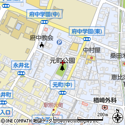 広島県府中市元町545周辺の地図
