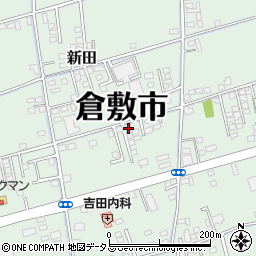 岡山県倉敷市新田2768-15周辺の地図
