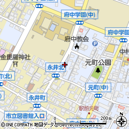 広島県府中市元町561周辺の地図