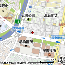個別指導アクシス堺東校周辺の地図