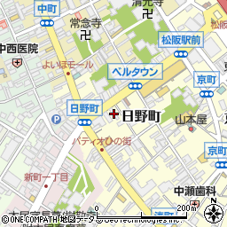 いろはにほへと 松阪駅前店周辺の地図