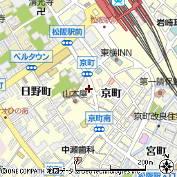 三重県松阪市京町214-4周辺の地図
