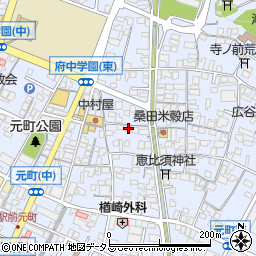 広島県府中市元町391周辺の地図