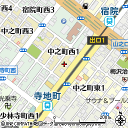 大阪府堺市堺区中之町西1丁周辺の地図