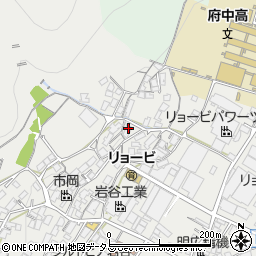 広島県府中市目崎町543周辺の地図